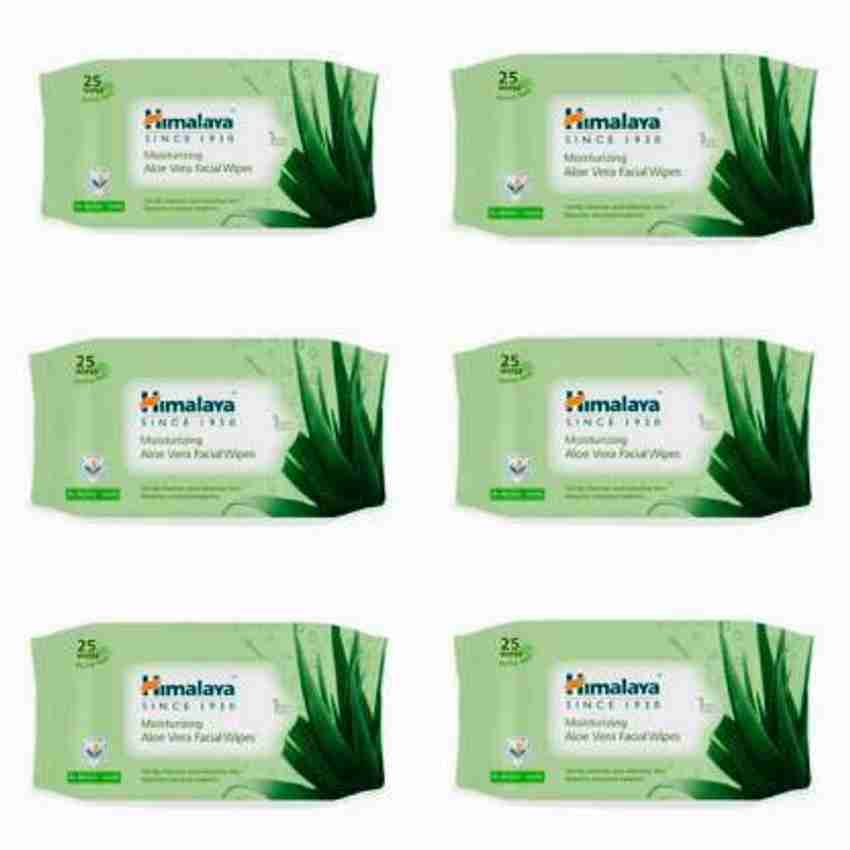Himalaya Moisturizing Aloe Vera Facial 10 Wipes Ayurvedic, 50 OFF