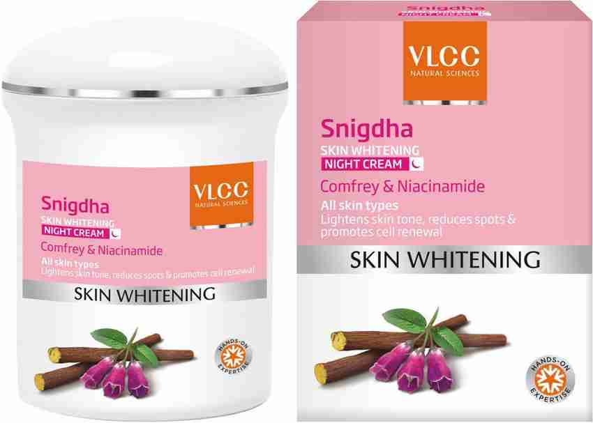 VLCC Snigdha Skin whitening Night cream Price in India Buy VLCC Snigdha Skin whitening Night cream Online In India Reviews Ratings Features Flipkart