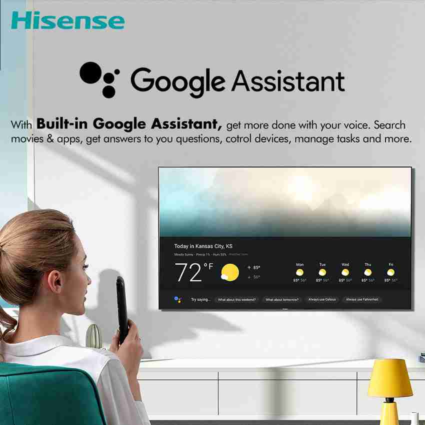 Hisense outlet google assistant