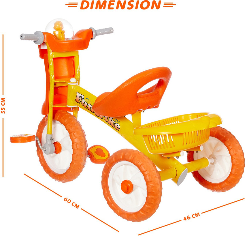 Dash Funtrike Deluxe Tricycle with Music Light and Back Storage
