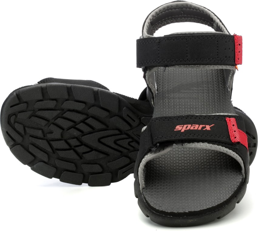 Sparx Sparx Men SS 109 Black Red Floater Sandals Men Black Red Grey Casual