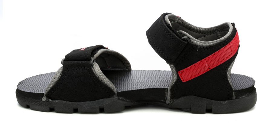 Sparx Sparx Men SS 109 Black Red Floater Sandals Men Black Red Grey Casual