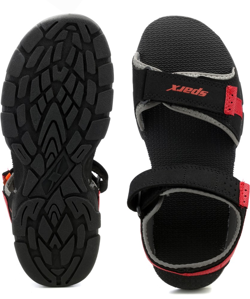 Sparx Sparx Men SS 109 Black Red Floater Sandals Men Black Red Grey Casual