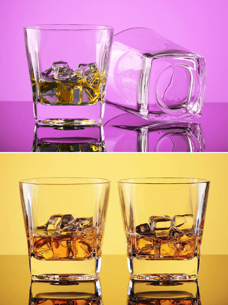 Square shop whiskey glasses