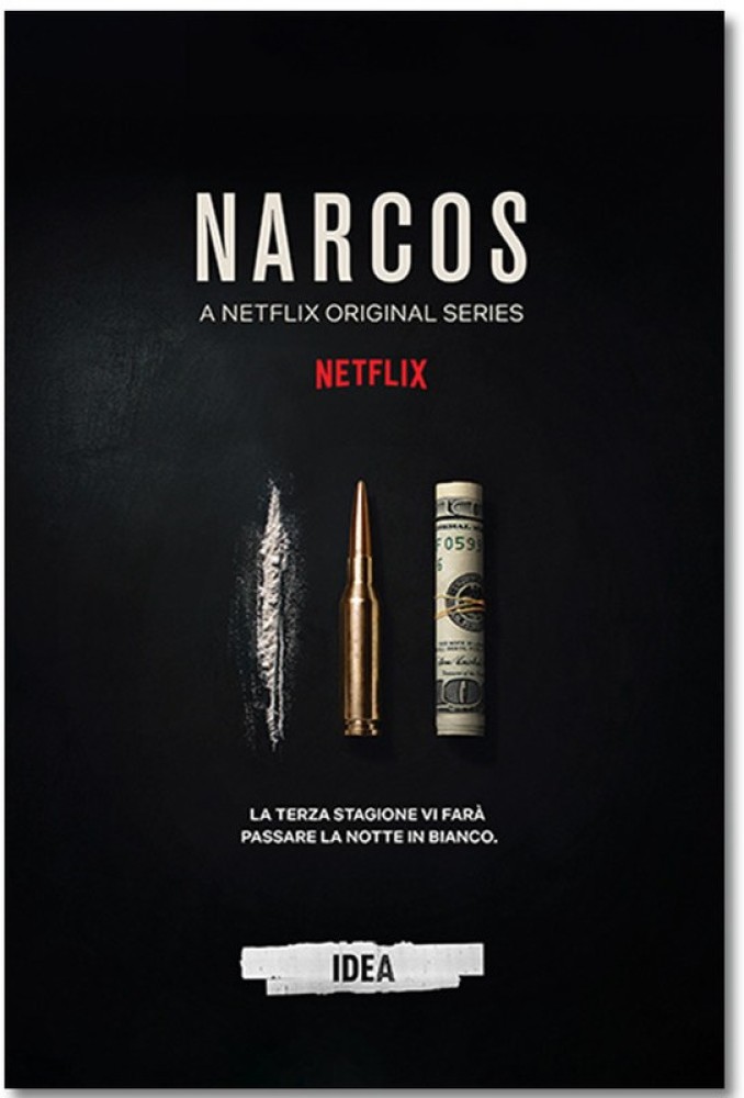 Narcos TV Series Poster - Narcos Posters for Room Office Paper Print - Minimal Art, Movies, TV Series, Personalities posters in India - Buy art, film, design, movie, music, nature and
