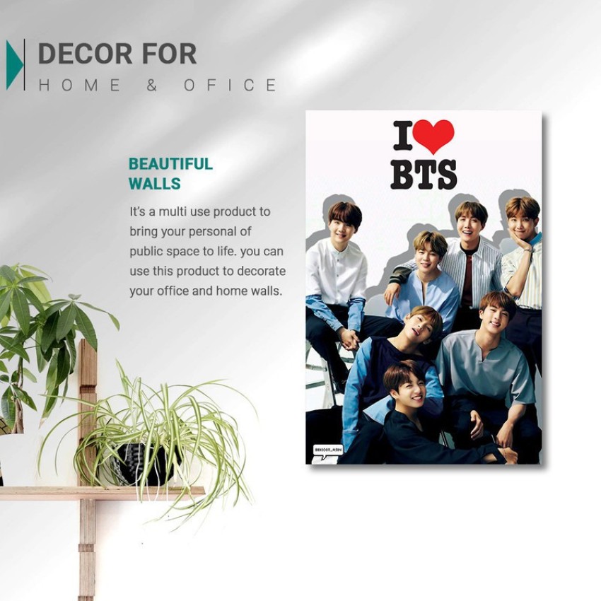 BTS Bangtan Boys Wall Poster for and educational MEMBERS Series Home BAND in design, Office art, | posters TV music, nature India - movie, Posters and - Paper Buy BTS film, Print