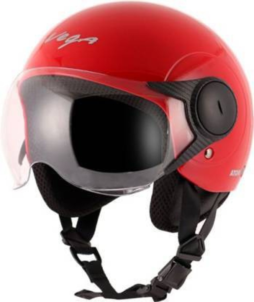 Red store helmet online