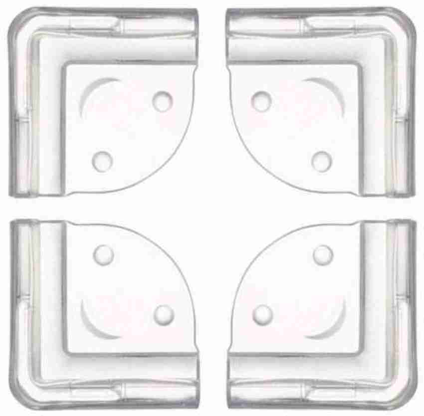 Corner Protector, 4pc Clear Corner Guards, Safety Silicone Corner  Protectors, Safety Bumpers to Cover Sharp Furniture & Table Edges,  Transparent