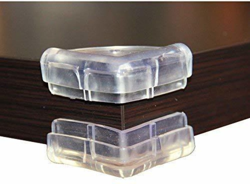 Danlai 4Pieces/Set Silicone Edge Protector Strip, Baby Safety Corner Protectors Transparent Table Edge Guard Clear Corner Cushion Strip Edge Corner Protector