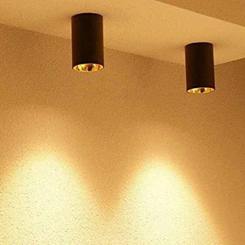 Online Generation 12 Watt Black Body Cylindrical Surface Mounted Spot Light  Down Light for Balcony/Room/Hallway (Warm White) (Pack of 1) Recessed  Ceiling Lamp Price in India - Buy Online Generation 12 Watt
