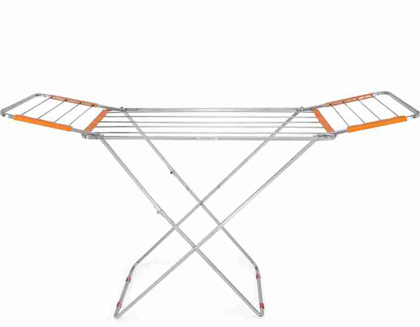 PROJAIN STEEL Steel Floor Cloth Dryer Stand SS RODE BED ORANGE CLOTHSTAND Price in India Buy PROJAIN STEEL Steel Floor Cloth Dryer Stand SS RODE BED ORANGE CLOTHSTAND online at Flipkart