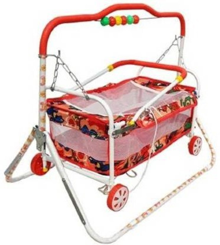 DRR TELESERVICES Newborn Babies Cradle Swing Jhula crib Palna Bedding Bed Crib Bassinet with Mosquito Net Bassinet Buy baby Bassinet Buy Babycare products in India. Flipkart
