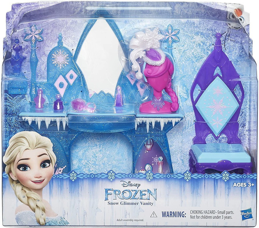 Frozen vanity with chair outlet