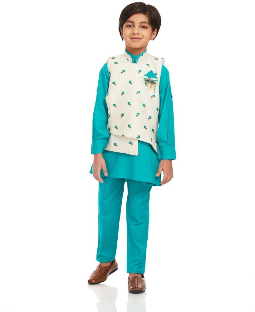 Riwaaz Boys Festive Party Kurta and Pyjama Set Price in India