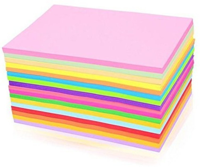 Eclet A4 20 Sheet Light green Color Paper (20 Sheets)  (180-240 GSM) Double side color A4 180 gsm Coloured Paper - Coloured Paper