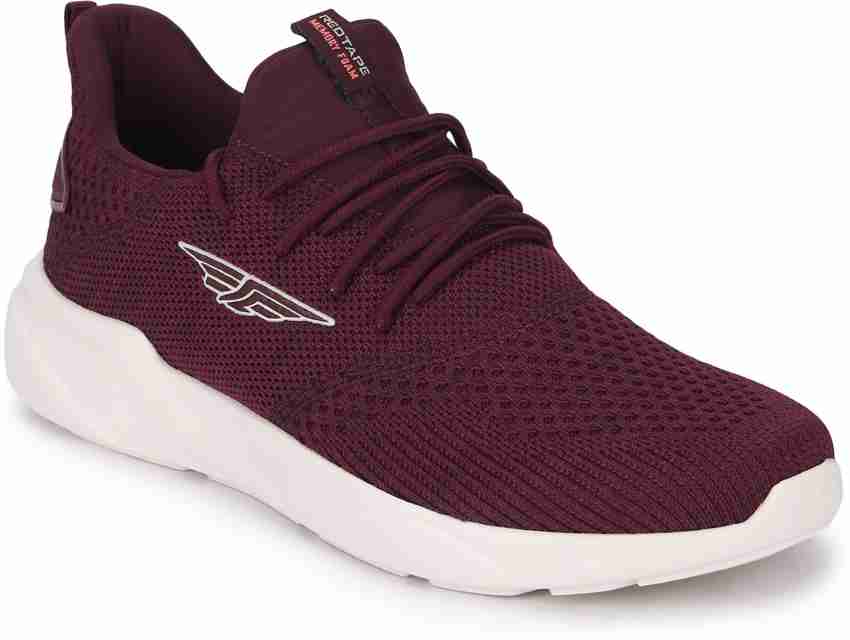 Red Tape Athleisure Shoes - Maroon and Black