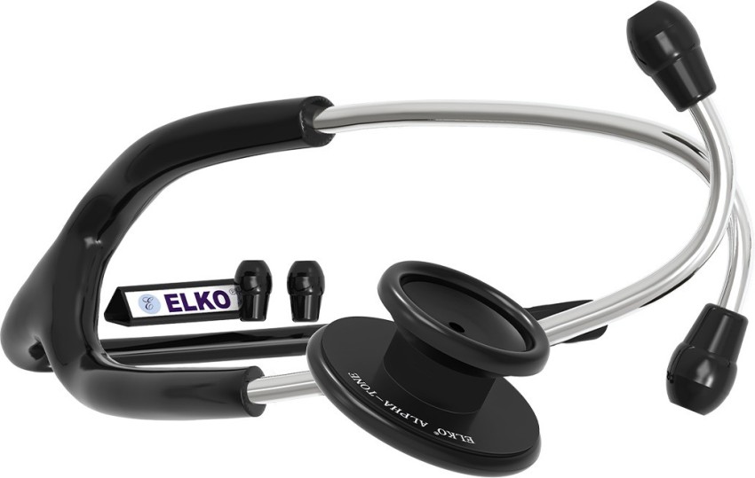 Buy MDF Acoustica Lightweight Dual Head Stethoscope- All Black