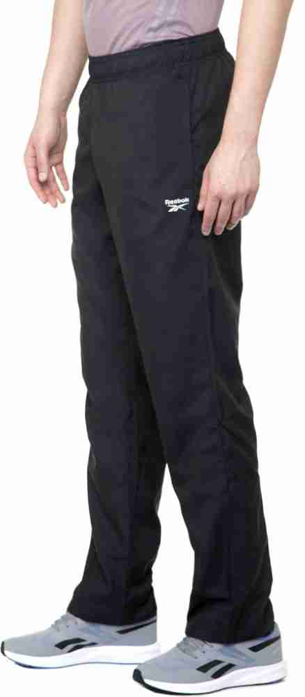 REEBOK Solid Men Black Track Pants - Buy REEBOK Solid Men Black Track Pants  Online at Best Prices in India