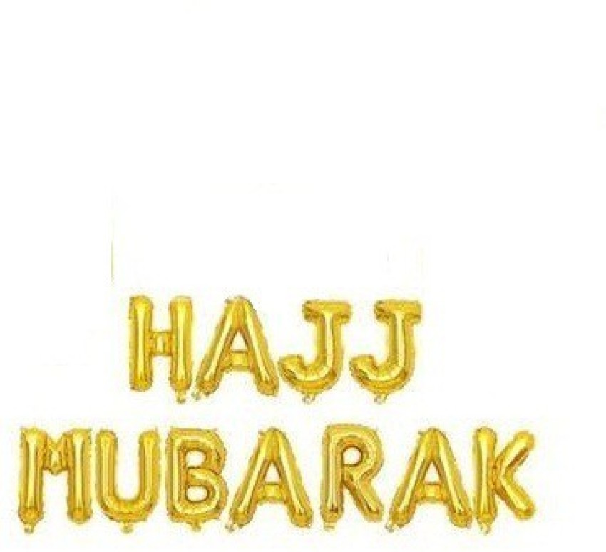 Balloon Golden Umrah Mubarak Theme –