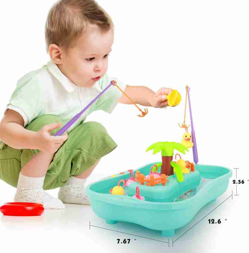 Baby Bathtub Toys Toddlers Fishing Games Water Toy Floating Fish