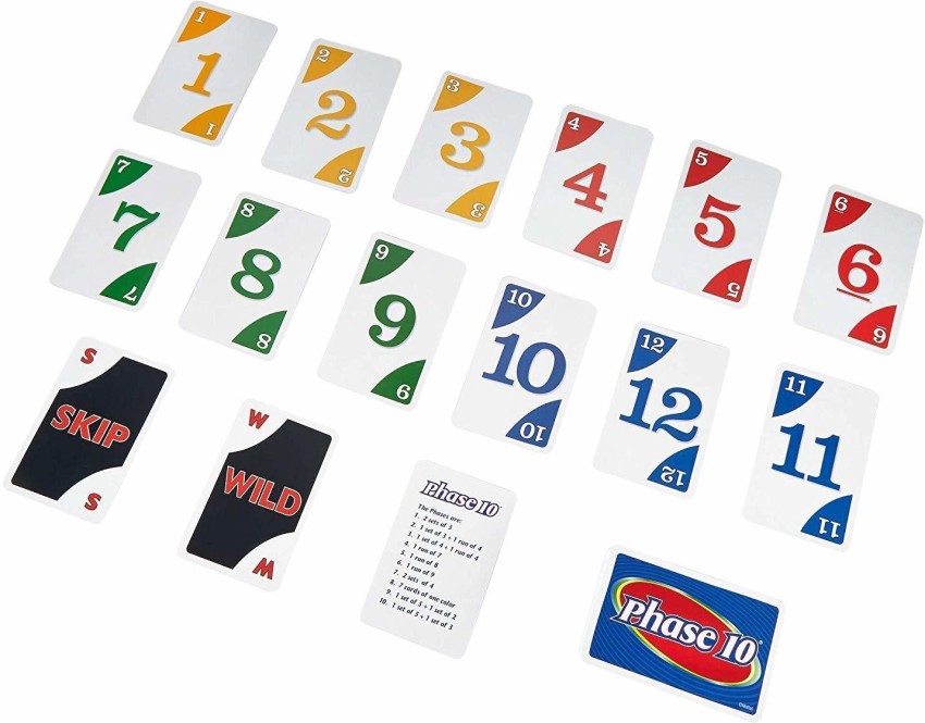 Uno Flip and Phase 10 Combo Pack Mattel Official Product Toyverse Playing  Cards, 2-10 Players