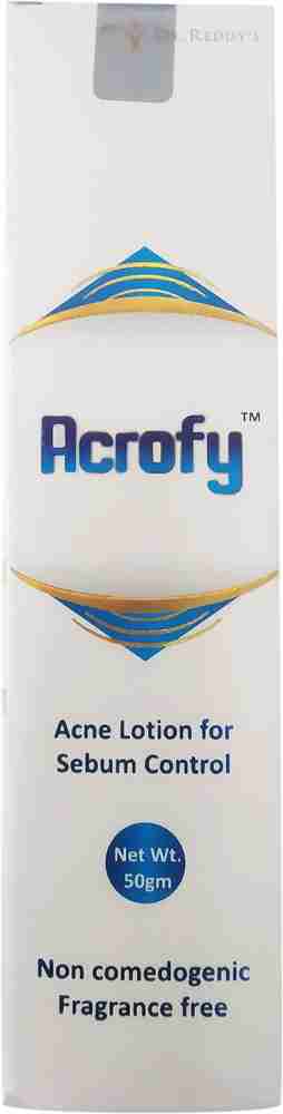 Acrofy Acne Lotion For Sebum Control 50 GM Price in India Buy