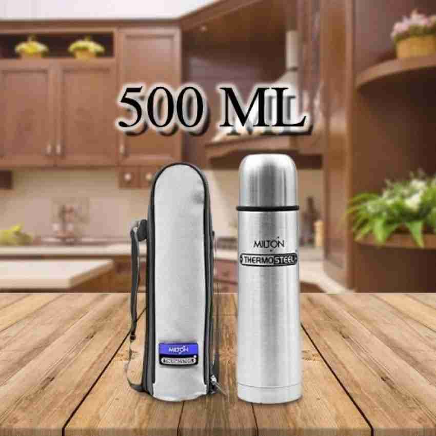 Buy Milton Thermosteel Plain Lid Flask - Stainless Steel, Vacuum