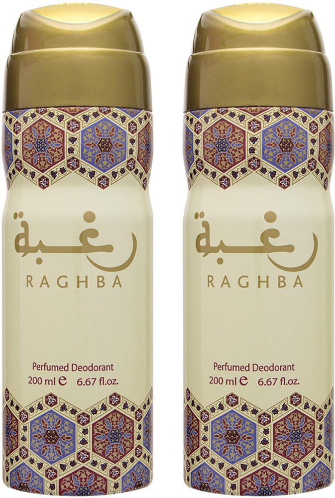 Lattafa RAGHBA Perfumed Bodyspray with Fresh Refreshing Long