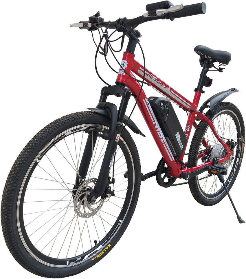 Nibe Motors S1 Series Electric Cycle Multi Gear Red 26 inches 7 Gear Lithium ion Li ion Electric Cycle Price in India Buy Nibe Motors S1 Series Electric Cycle Multi Gear Red 26 inches 7