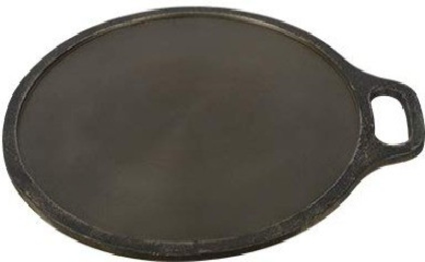 Iron Dosa Tawa, Pizza Pan, Roti Tawa with Ladle, 28cm