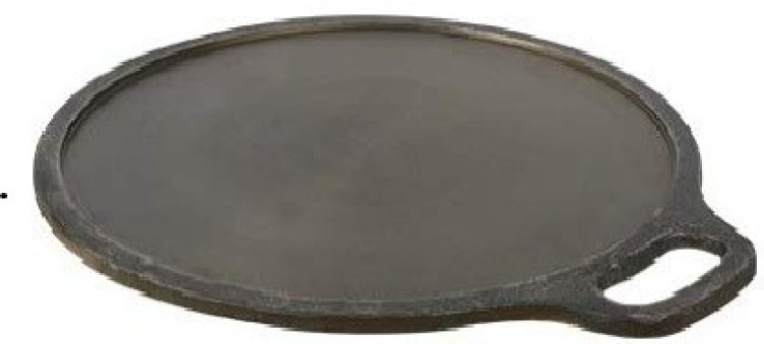 Iron Dosa Tawa, Pizza Pan, Roti Tawa with Ladle, 28cm