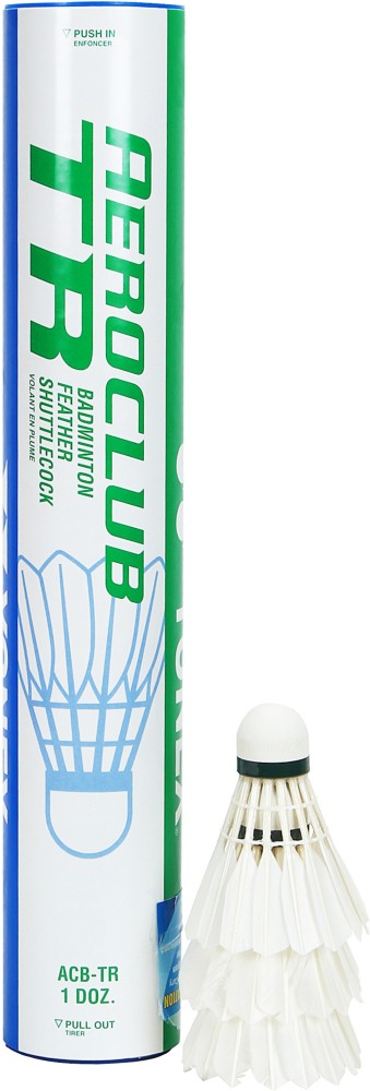 Buy badminton shop feather shuttlecock