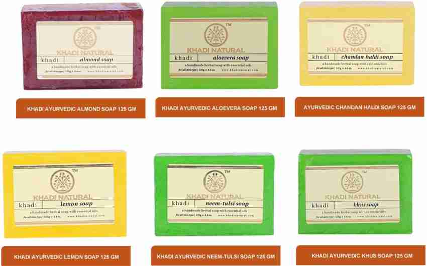 Khadi Naturals Herbals Natural Homemade Skin whitening Soaps with