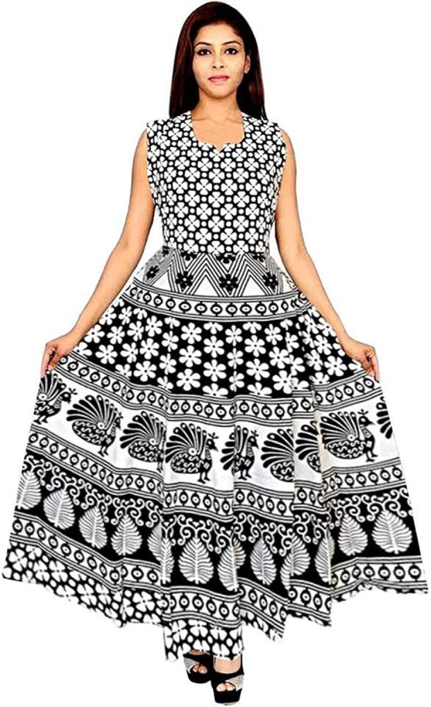 Flipkart cotton long outlet frock