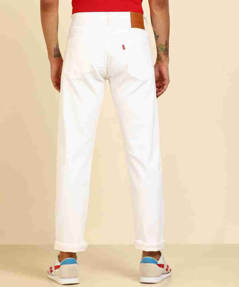 Levis 501 white best sale