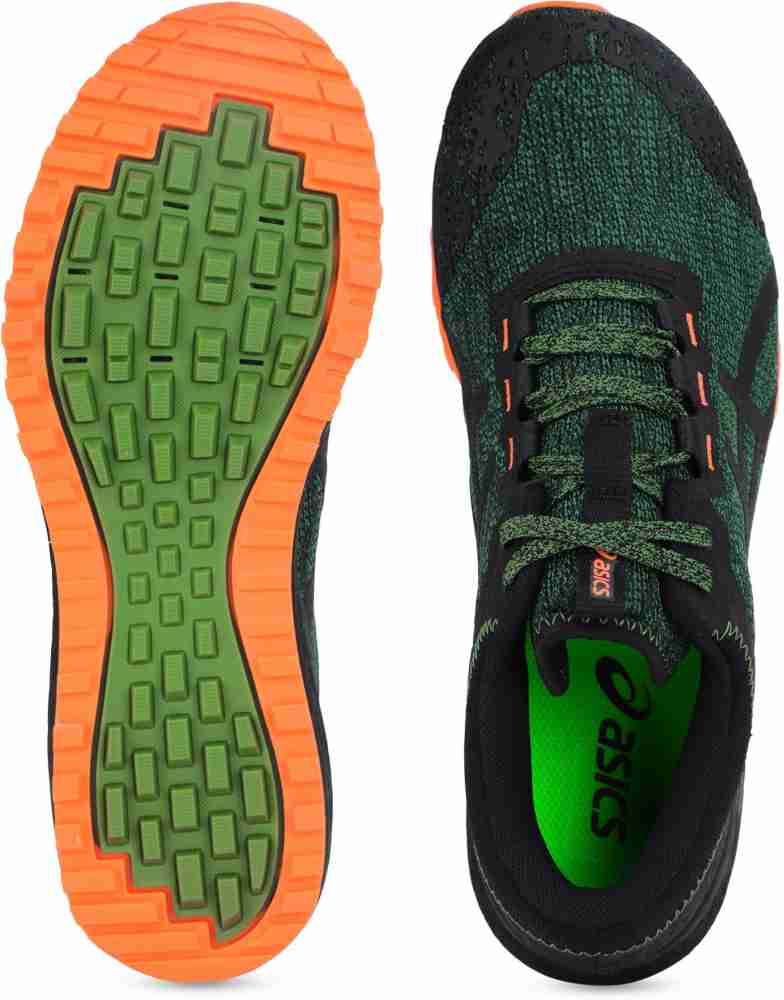 Asics running alpine xt trail trainers in green sale