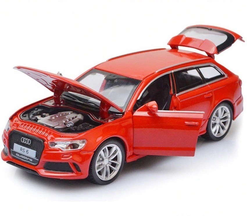 Model Toy Car Audi Rs6, Car Diecast Model Rs6