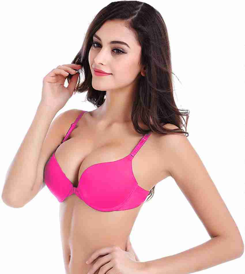 PrettyCat Front-Closure Women Push-up Heavily Padded Bra