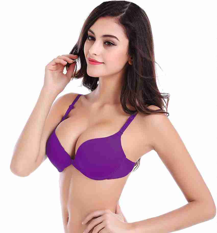 PrettyCat Perfect Women Push-up Heavily Padded Bra - Buy Purple PrettyCat  Perfect Women Push-up Heavily Padded Bra Online at Best Prices in India