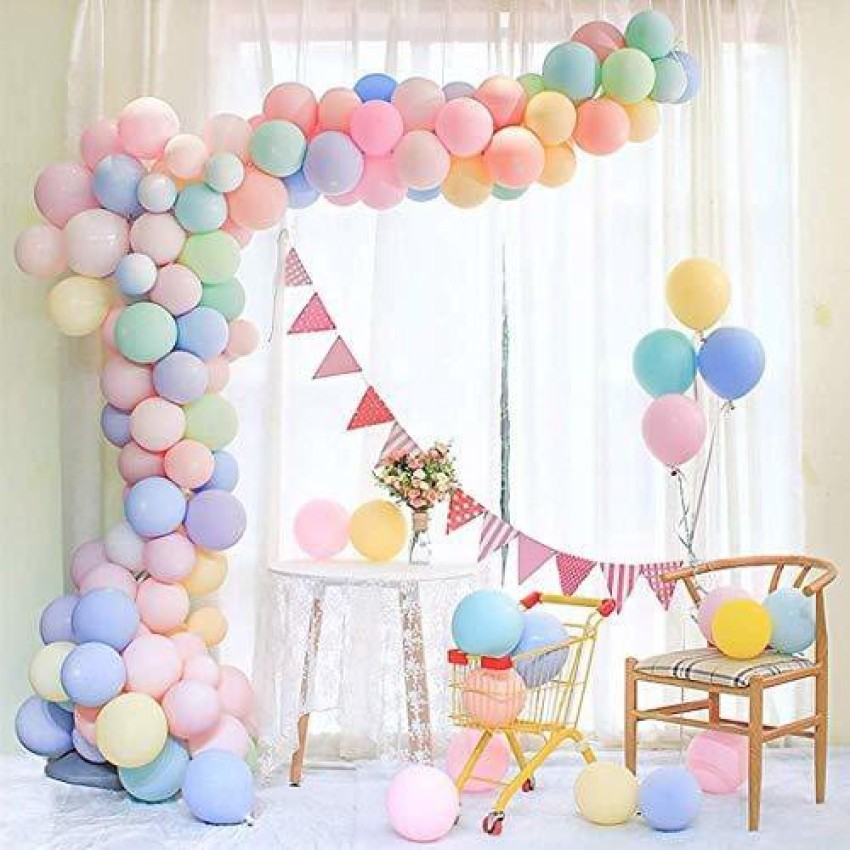 Peppa Pig Birthday Balloon Garland Kit, Pastel Rainbow PREMIUM Quality  Matte DIY Balloon Arch Kit, Peppa Pig Party Decorations 