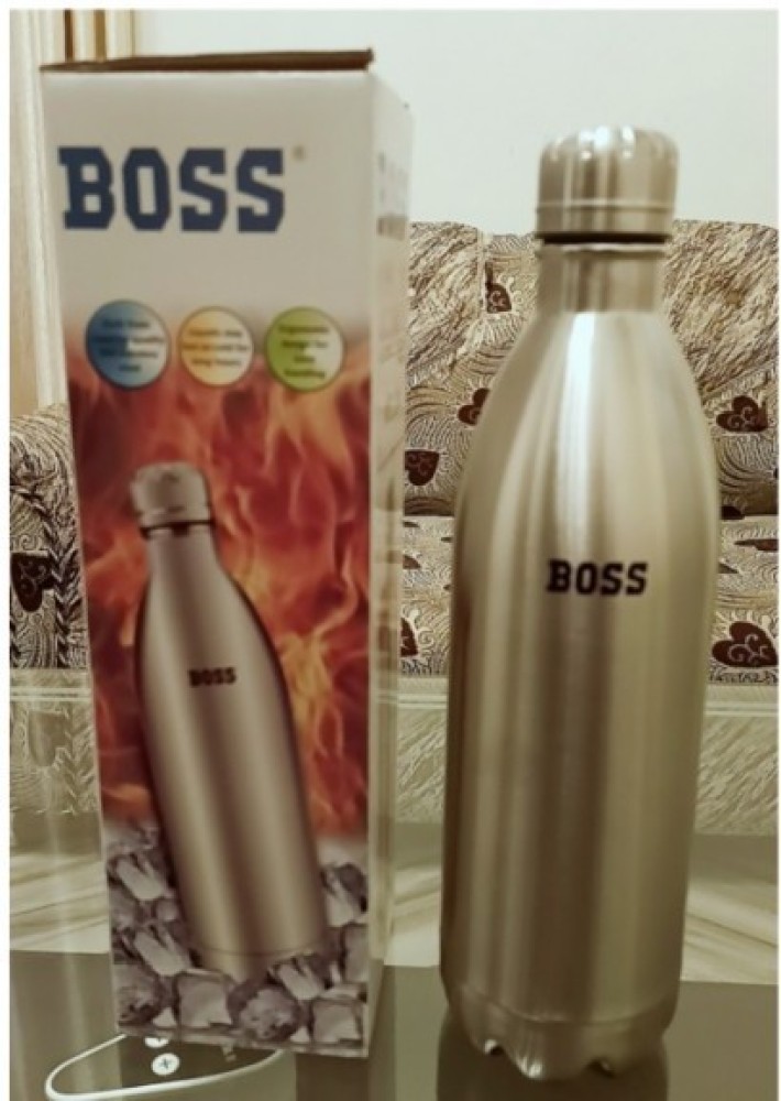 The Boss Stainless Steel Metal Water Bottle in Black – The Bullish