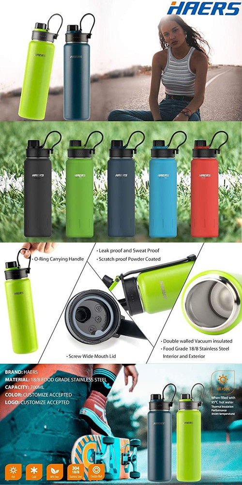 HAERS Vacuum Sports Bottle 700 ml Bottle Buy HAERS Vacuum Sports