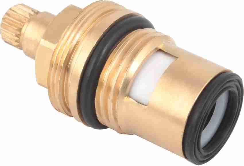 KRISTON Brass Ceramic Quarter Turn 1/2Disc Cartridge/Spindle for Hot &  Cold. Set of 4 Ball Valves Price in India - Buy KRISTON Brass Ceramic  Quarter Turn 1/2Disc Cartridge/Spindle for Hot & Cold.