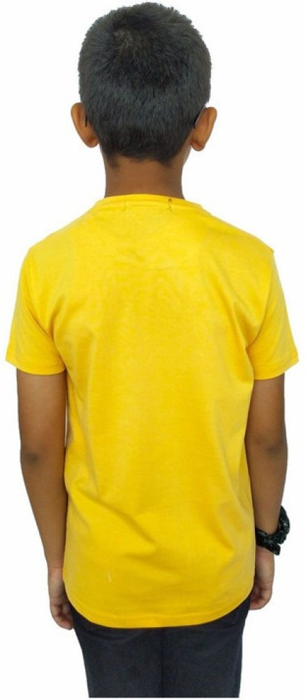 rowdy yankee Boys Printed Pure Cotton T Shirt - Round Neck