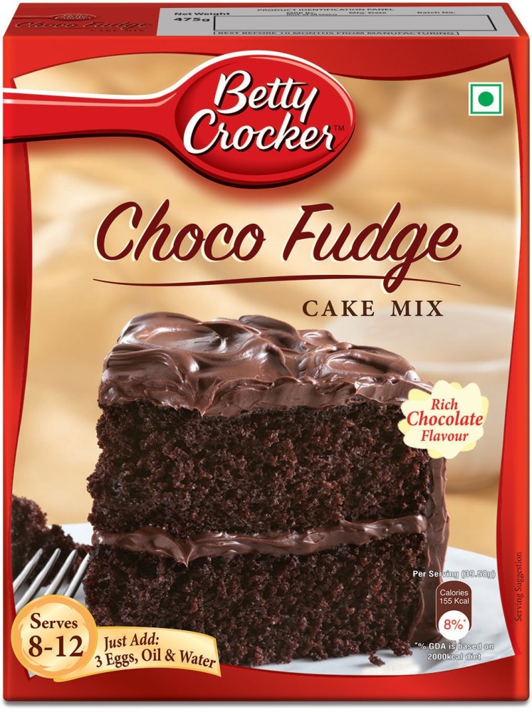 Betty Crocker Choco Fudge Cake Mix 475 g Price in India - Buy Betty Crocker  Choco Fudge Cake Mix 475 g online at Flipkart.com