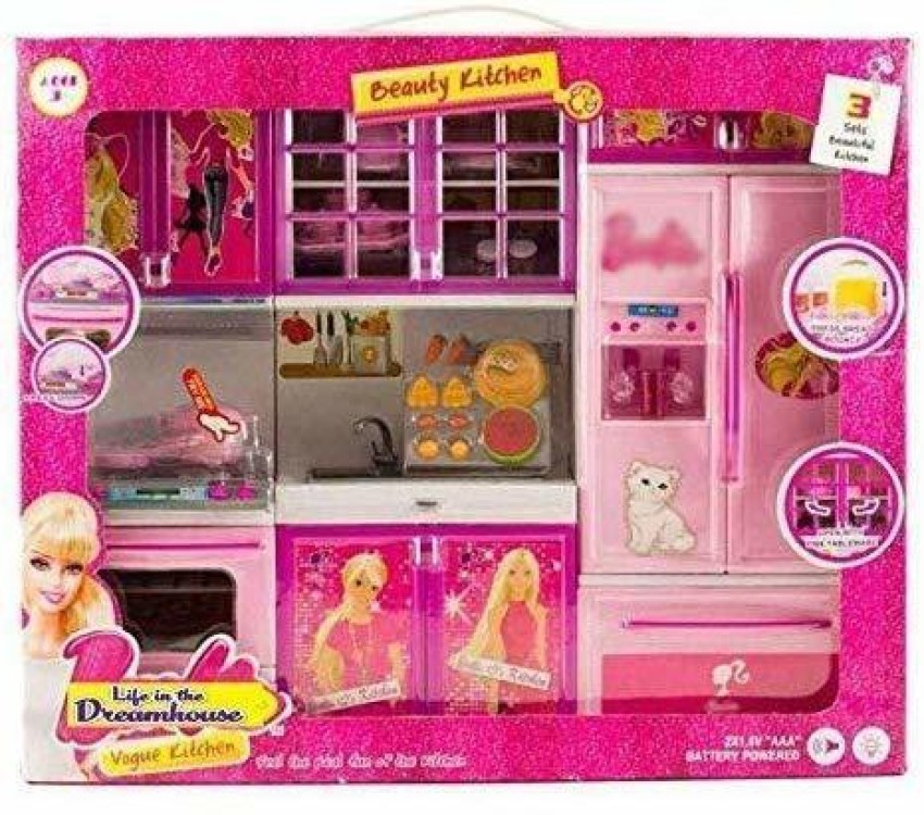 Barbie kitchen set flipkart new arrivals