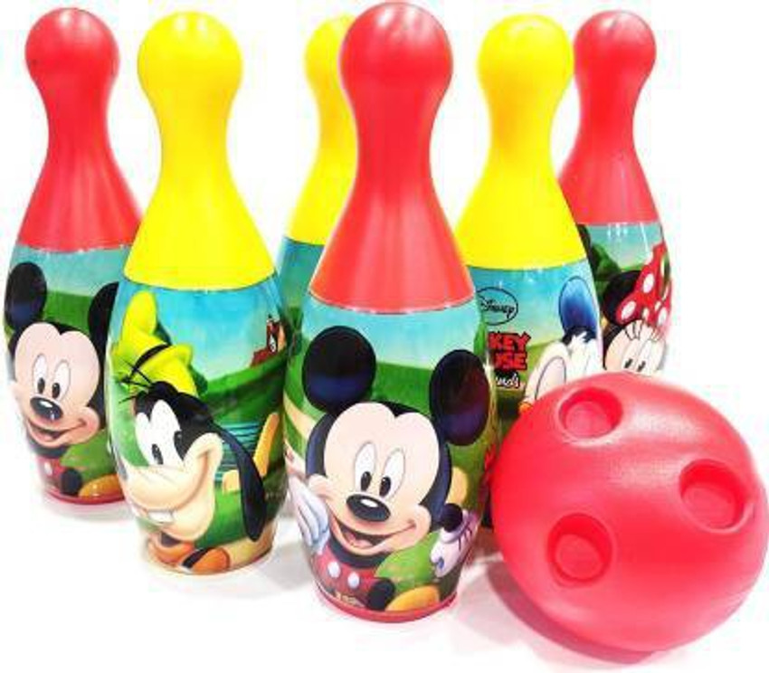 L eanourz 6 Pin Ball Set For Bowling Game Set for Kids Bowling