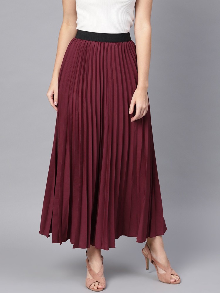 SASSAFRAS Solid Women Regular Maroon Skirt Buy SASSAFRAS Solid Women Regular Maroon Skirt Online at Best Prices in India Flipkart