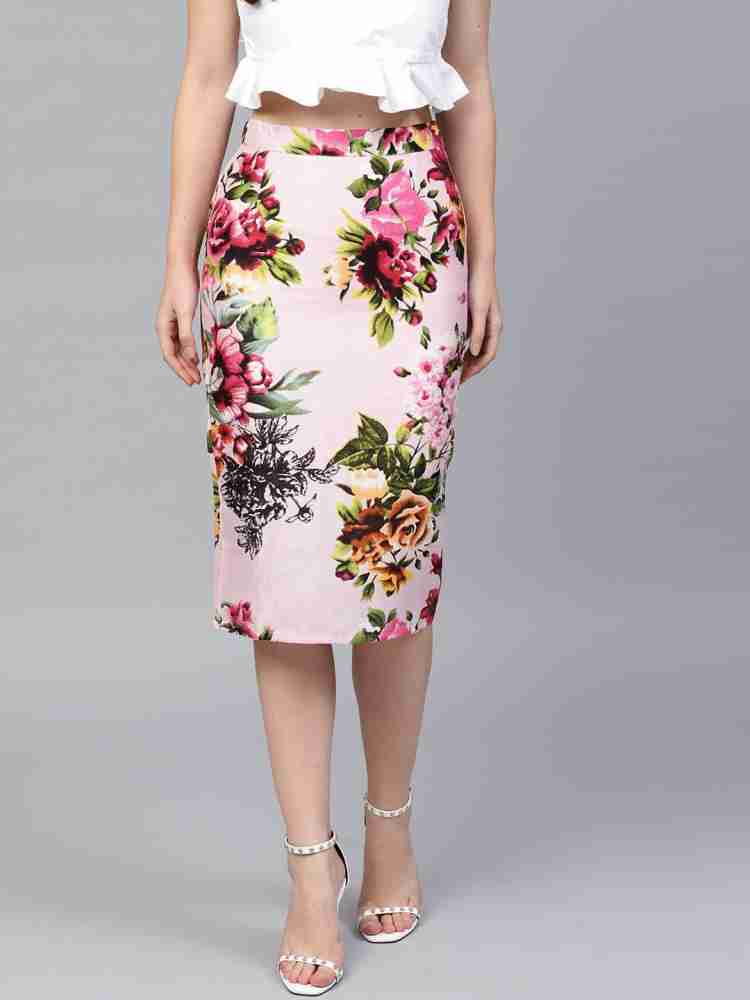 Best floral shop pencil skirt