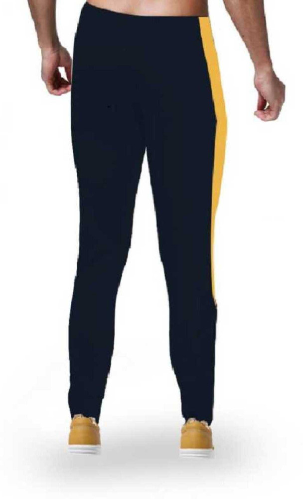 Blue yellow shop track pants